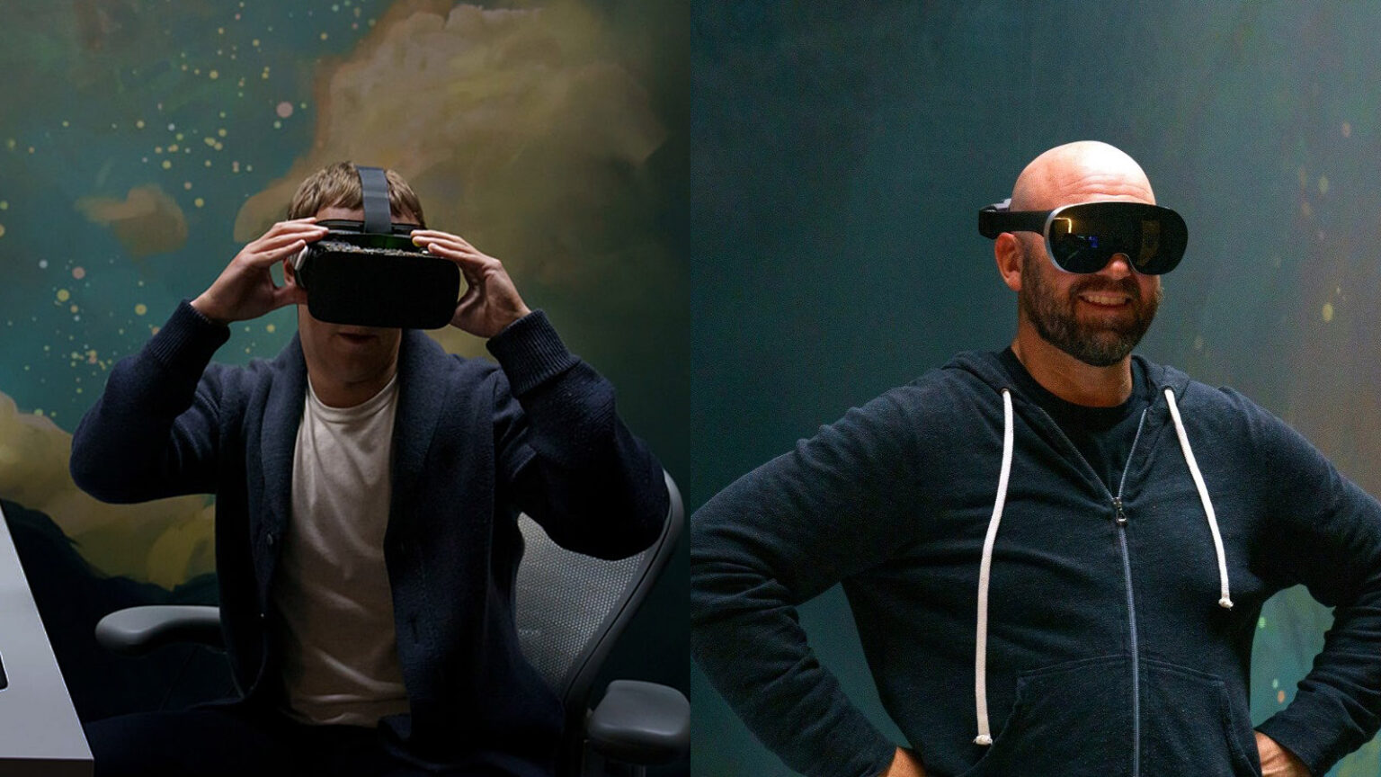 Report Meta To Release Four New VR Headsets By 2024 Starting With   1275 Facebook Xr Headset Prototype Boz Bosworth Zuckerberg 2 1536x864 