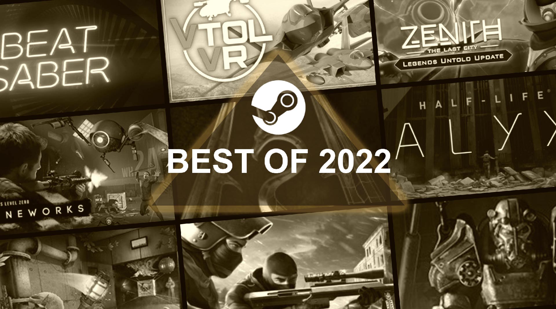 Valve Reveals Top Selling VR Games on Steam in 2023