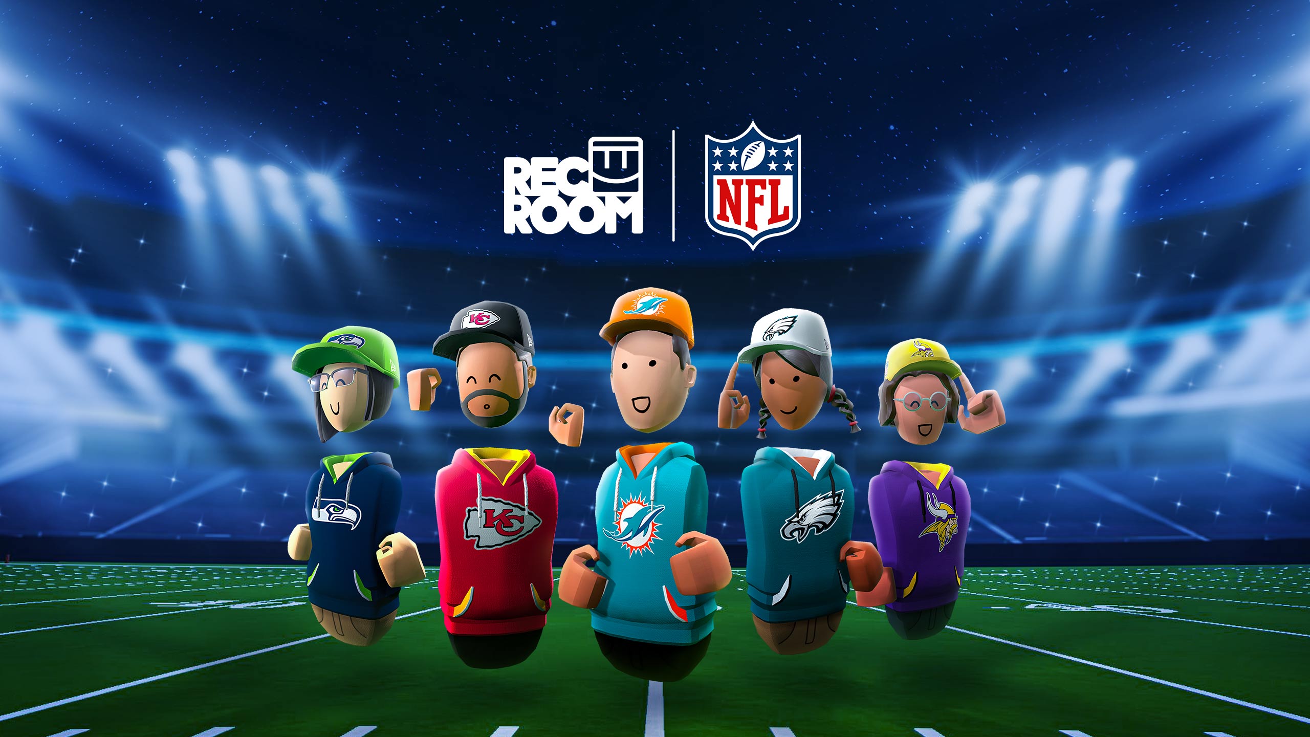 ‘Rec Room’ Teams Up with NFL for New Virtual Merch Featuring All 32 Teams – Road to VR