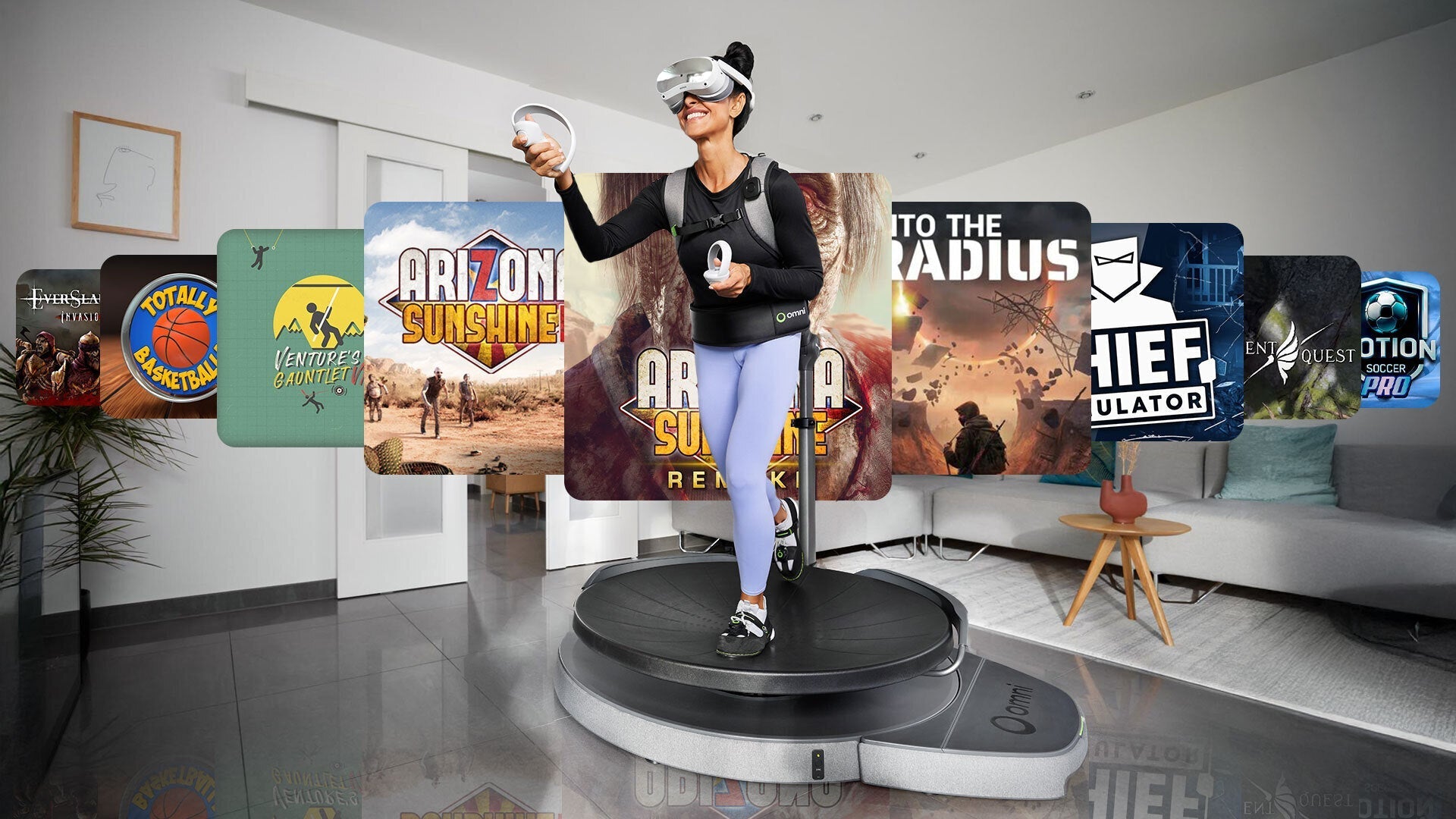 VR Treadmill Omni One Adds New Games to Lineup, Including ‘Arizona Sunshine’ Series and ‘Into the Radius’