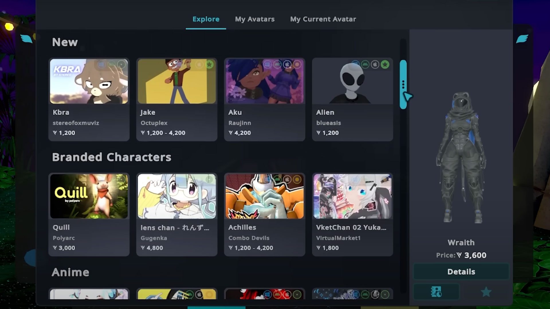 ‘VRChat’ Opens New Marketplace for Buying and Selling VR Avatars