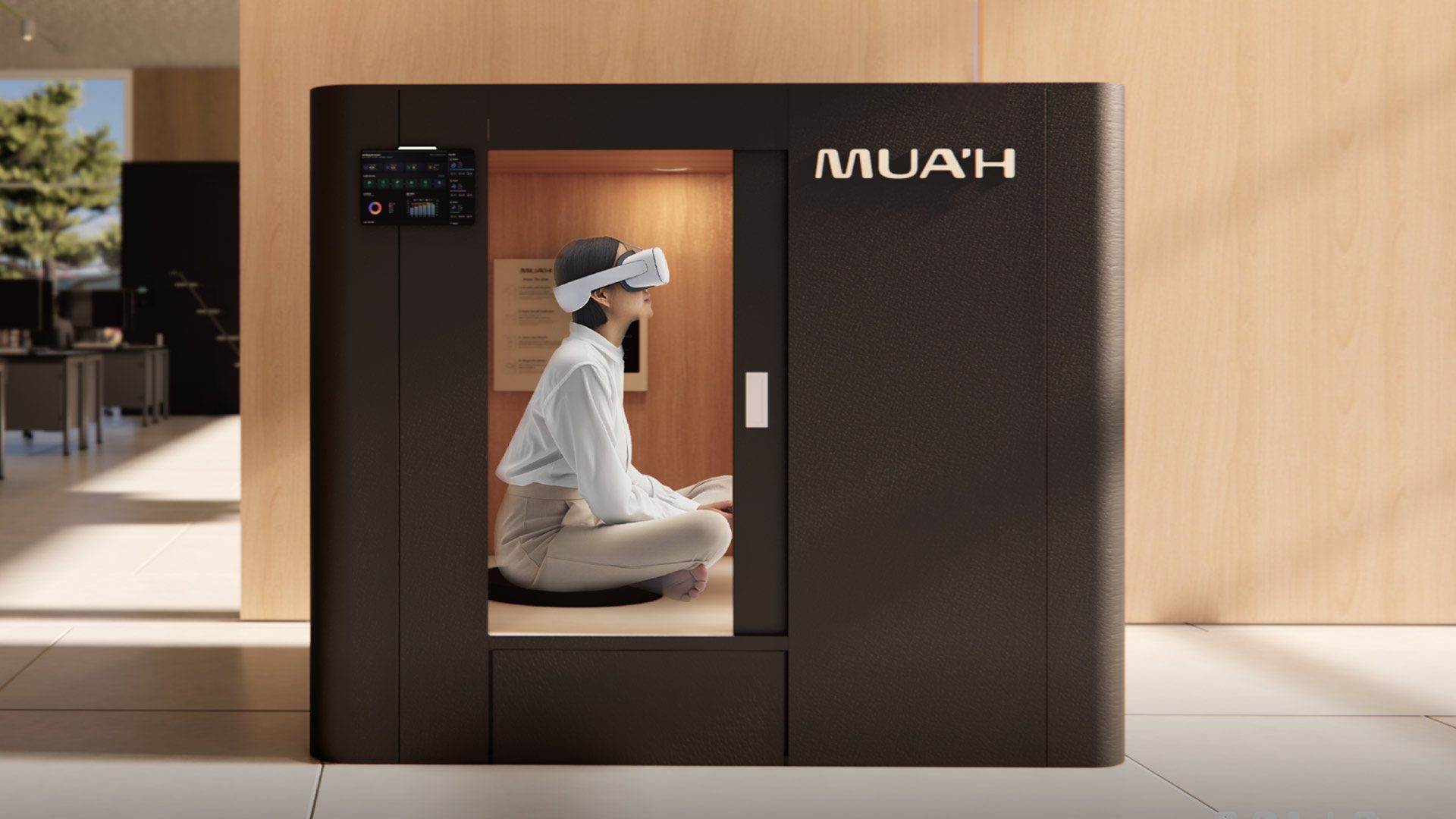 This Company Wants to Refresh Workers by Sticking Them in Tiny Pods With VR Headsets